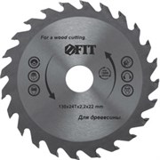 Диск FIT пильный для циркулярных пил по дереву 255*30*60Т 37760