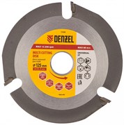 Диск для УШМ DENZEL пильный Мультирез 125*22,2мм 73398