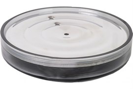 Мыльница PRIMANOVA LİMA XL пластик, прозрачно-чёрный M-SA07-25