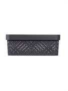 Корзина CURVER TERRAZZO черная 246078