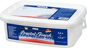 Средство PUFAS Crystal-Finish для оформления поверхностей кристалами 1х2,5л