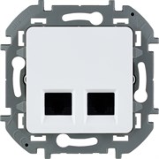 Розетка LEGRAND INSPIRIA 2*RJ45 6 UTP белый 673840