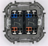 Переключатель LEGRAND INSPIRIA 2кл алюминий 673657