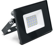 Прожектор светодиодный Feron 20W 6400K IP65 AC220V/50Hz черный с матовым стеклом