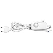 Сетевой шнур Feron с диммером 230V 1.5+0,5 м белый 23056