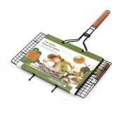 Решетка-гриль GREEN WAY с антипригарным покрытием+вилка 360*265мм 40ДАП-1-ZDBA