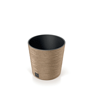 Горшок цветочный FURU Round Slim Eco Wood DFR300W-4665W