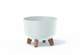 Горшок цветочный GRACIA Standard белый DGRL240-S449