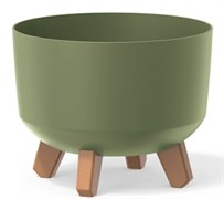 Горшок цветочный GRACIA Standard зеленый DGRL240-5615C