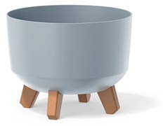 Горшок цветочный GRACIA Standard светло-серый DGRL240-443U