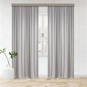 Шторы портьерные Блэкаут рогожка 190*275 2шт серый 100104
