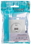 Розетка LEZARD VESNA компьютерная, белая 742-0288-139 (механизм)