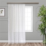 Штора вуаль 300*260см с тиснением роза 10160 белый