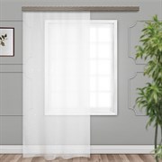 Шторы тюль с вышивкой 300*275 Цветок молочный 46333