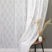 Шторы тюль с вышивкой 150*275 Диамант белый 46323