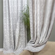 Штора портьерная жаккард Штрих серебро 190*275 2шт. 106282