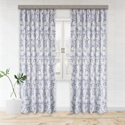 Шторы портьерные Блэкаут Японский пион сирень 190*260 2шт. 104958