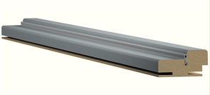 Коробочный брус ПВХ инвойс грей 30*70 телескопический с уплотнителем