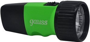 Фонарь GAUSS LED ручной 1W 40Lm NI-MH 250mAh GF103
