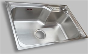 Кухонная мойка 650*430 ST-P6543F матовый хром