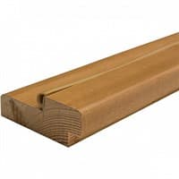 Коробка ОМИС с уплотнителем прямая (состоит из стойки-2,5шт) 2050*75*30 дуб натуральный тонированный