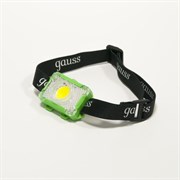 Фонарь налобный GAUSS 3W 150Lm 3*AAA модель GFL305
