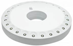 Фонарь GAUSS кемпинговый 48LED 500Lm 3xAA белый магнит и карабин GF004