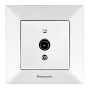 Розетка Рanasonic ARKEDIA ТВ 0451-2WH арт.315-36100