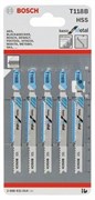 Пилки лобзиковые BOSCH T 118 B HSS 5шт 2608631014