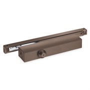 Доводчик NOTEDO дверной DC-045-155 SL+HO+DA+BC BROWN со скольз.тягой до 150 кг (6)