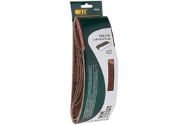 Ленты FIT шлифовальные бесконечные, водостойкие, на тканевой основе, 5шт 75*533мм Р80 39694