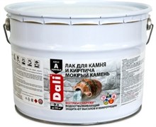 Лак для камня и кирпича Мокрый камень акриловый 9л
