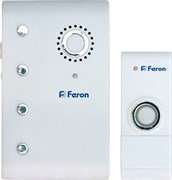 Звонок Feron электрический дверной (35 мелодии) белый Е-367 23674