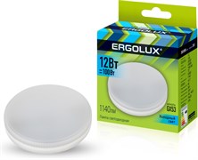 Лампа светодиодная ERGOLUX LED-GX53-12W-4500К 14237