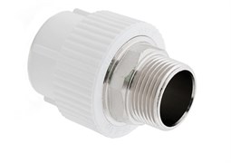 Муфта комб. разъём Н/Р 25 х 3/4 бел. (Pro Aqua)