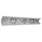 Плинтус ГЛАНЦЕПОЛ потолочный GP-13 Silver 100*80 (1уп-16шт)