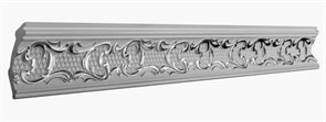 Плинтус ГЛАНЦЕПОЛ потолочный GP-30 Silver 96*53 (1уп-26шт)