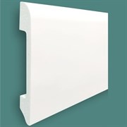 Плинтус СОЛИД напольный ударопрочный UHD04/120, белый, L2.4м/TM Unica/7