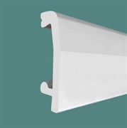 Плинтус СОЛИД напольный ударопрочный UHD03/70, белый, L2.4м/TM Unica/14