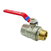 Кран шаровый HLV-101215.N.04 Optima вн-нар.резьба 1 1/4 ручка-рычаг