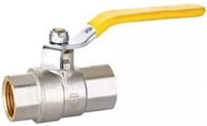 Кран шаровый HLV-104271.N.01 вн-вн для газа (ручка рычаг) 1/2