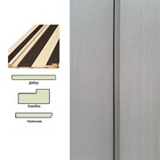Коробка ЛЕСКОМ экшпон квадратная 70*26*2070 с уплотнителем лиственница (стойка1-шт)
