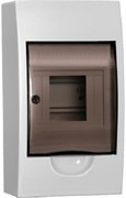 Корпус ИЭК ЩРН-П-4 KREPTA 3 пластиковый, чёрный IP41 MKP12-N-04-41-K02