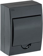 Корпус ИЭК ЩРН-П-6 KREPTA 3 пластиковый, чёрный IP41 MKP12-N-06-41-K02