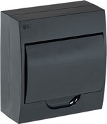 Корпус ИЭК ЩРН-П-8 KREPTA 3 пластиковый, чёрный IP41 MKP12-N-08-41-K02