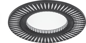 Светильник Gauss Aluminium AL014 Круг. Черный/Хром, Gu5.3
