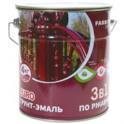 Грунт-эмаль OLECOLOR 3 в 1 по ржавчине серый 4кг