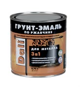 Грунт-эмаль DALI по ржавчине водная синь 0,75л RAL5021