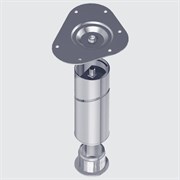 Ножка стальная, труба/LOSE/D60/80cm chrom 11102-00052