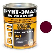 Грунт-эмаль РОГНЕДА по ржавчине винно-красный 0,75л 20477